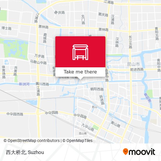 西大桥北 map