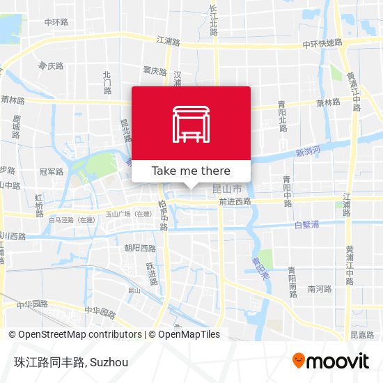 珠江路同丰路 map