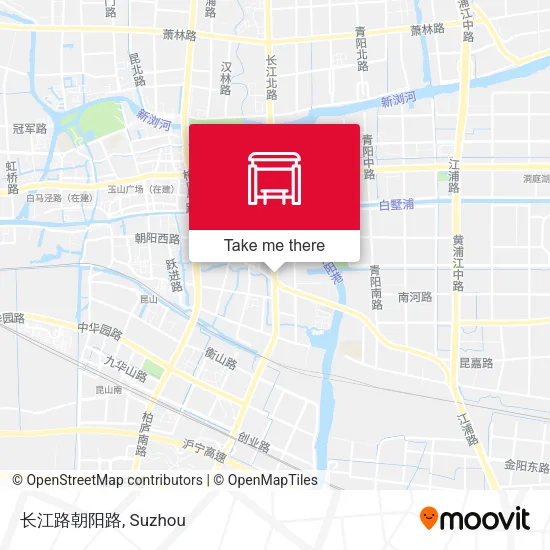 长江路朝阳路 map