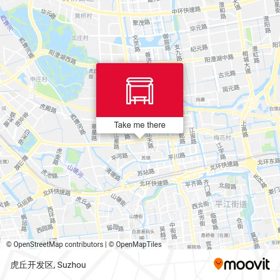 虎丘开发区 map