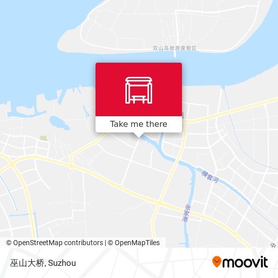 巫山大桥 map