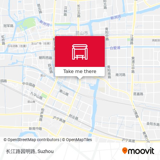 长江路园明路 map