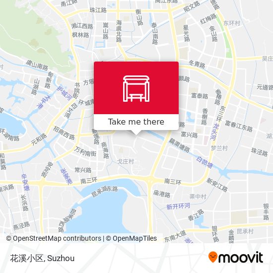 花溪小区 map