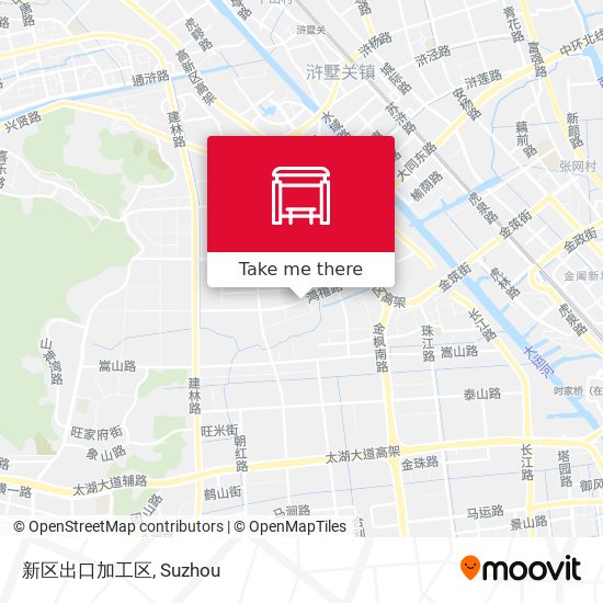 新区出口加工区 map