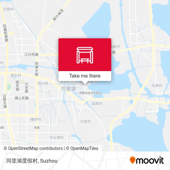 同里湖度假村 map