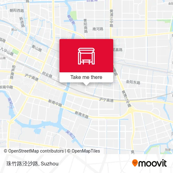 珠竹路泾沙路 map