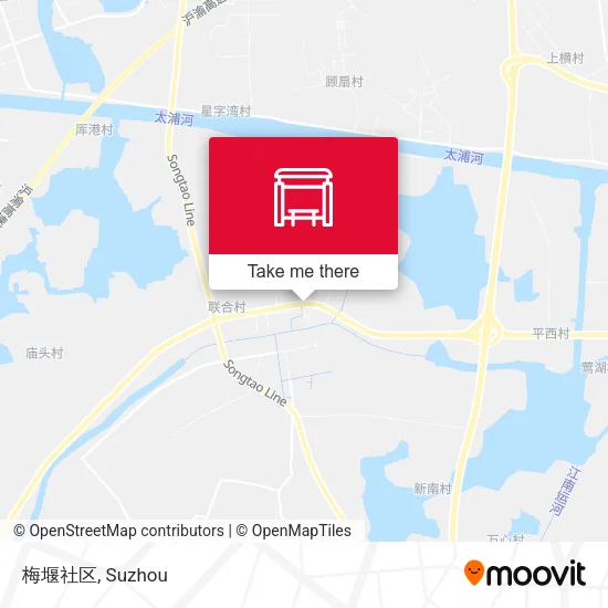 梅堰社区 map