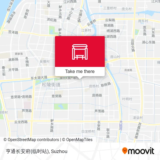 亨通长安府(临时站) map
