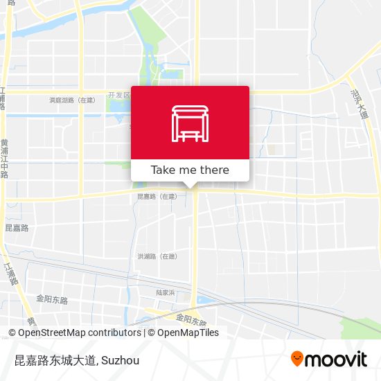 昆嘉路东城大道 map