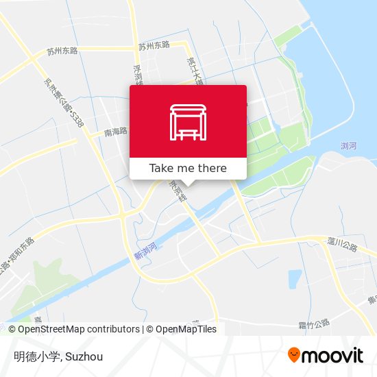 明德小学 map