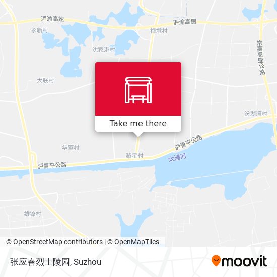 张应春烈士陵园 map