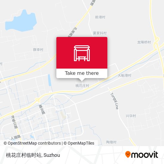 桃花庄村临时站 map