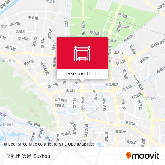 常熟电信局 map