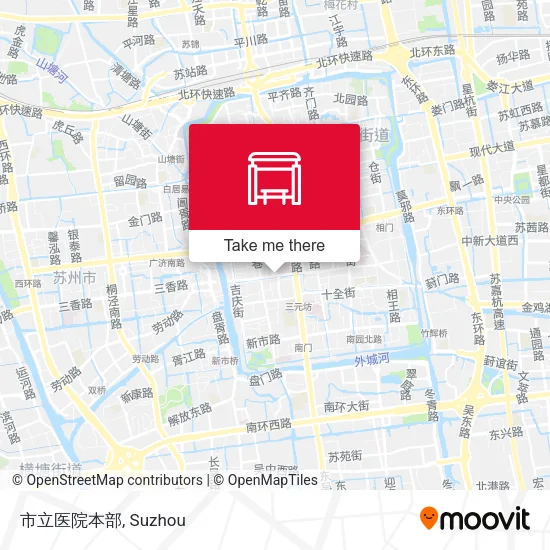 市立医院本部 map