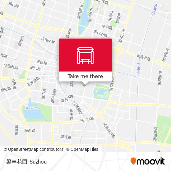 梁丰花园 map