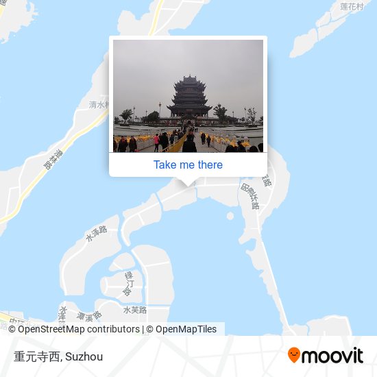 重元寺西 map