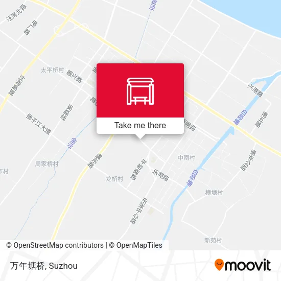 万年塘桥 map