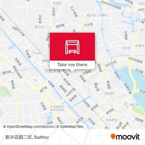 新浒花园二区 map