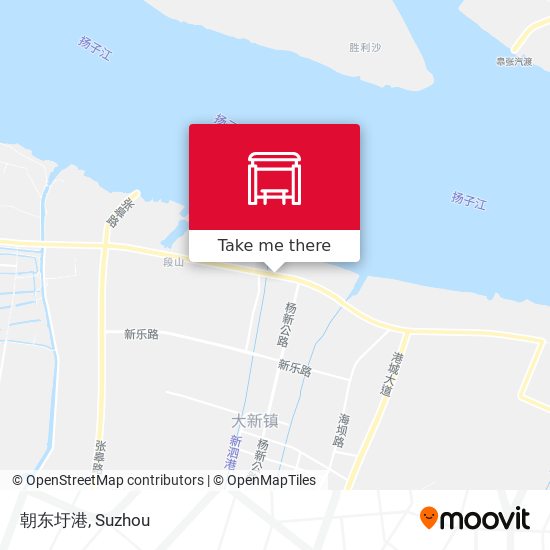 朝东圩港 map