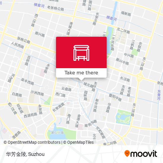 华芳金陵 map
