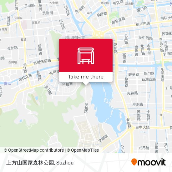 上方山国家森林公园 map