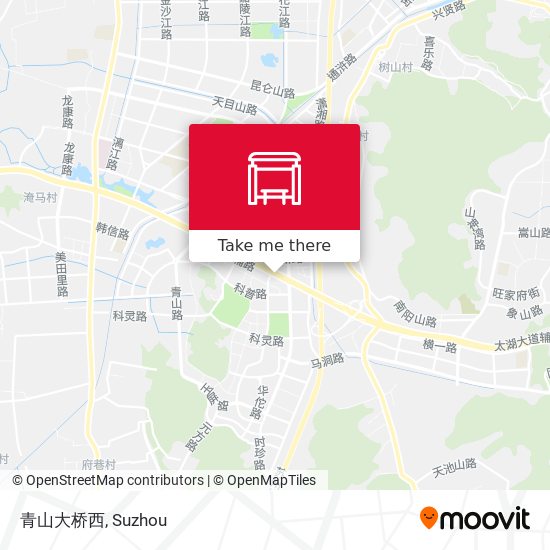 青山大桥西 map