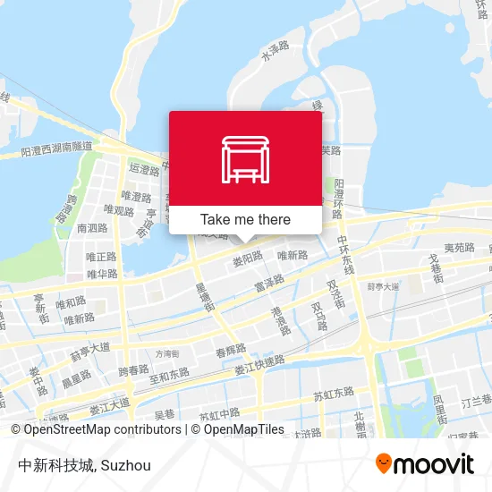 中新科技城 map