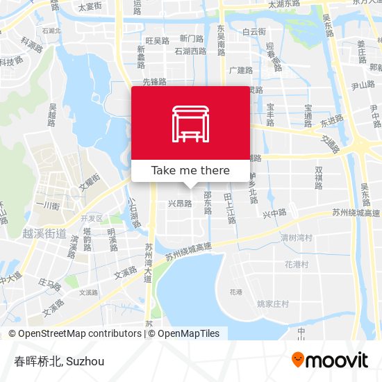 春晖桥北 map