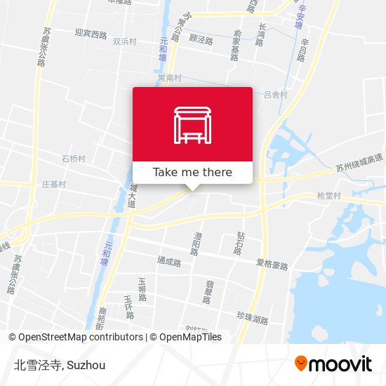 北雪泾寺 map