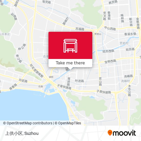 上供小区 map