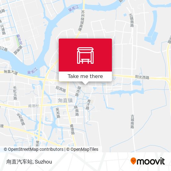 甪直汽车站 map