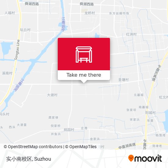 实小南校区 map