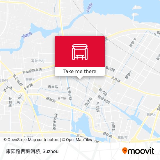 康阳路西塘河桥 map