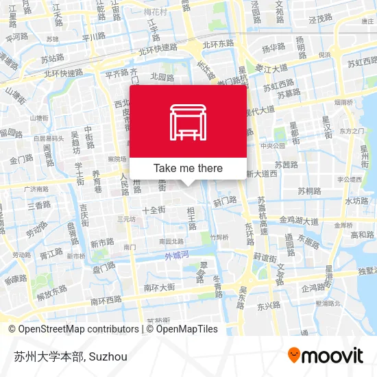 苏州大学本部 map