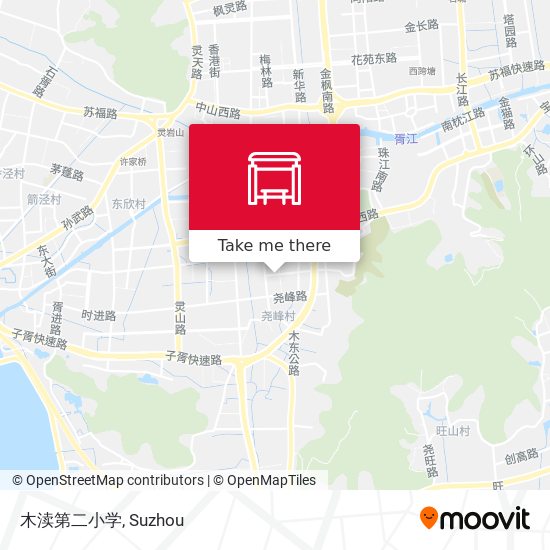 木渎第二小学 map