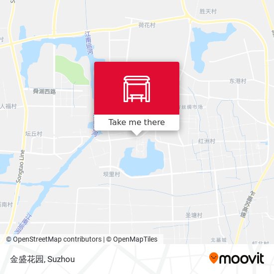金盛花园 map