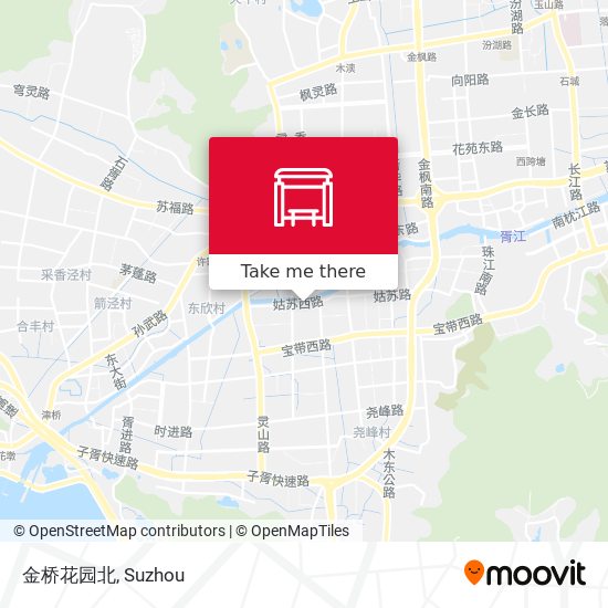 金桥花园北 map