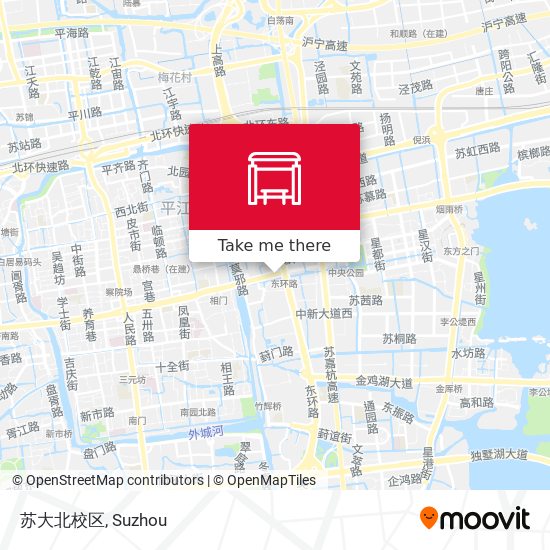 苏大北校区 map