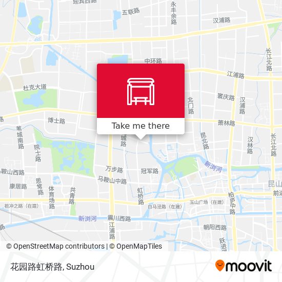 花园路虹桥路 map