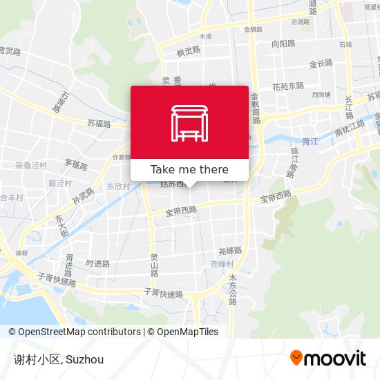 谢村小区 map