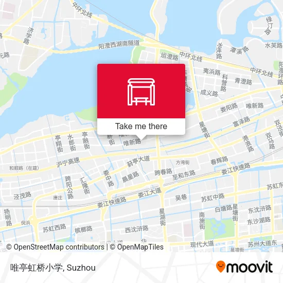 唯亭虹桥小学 map