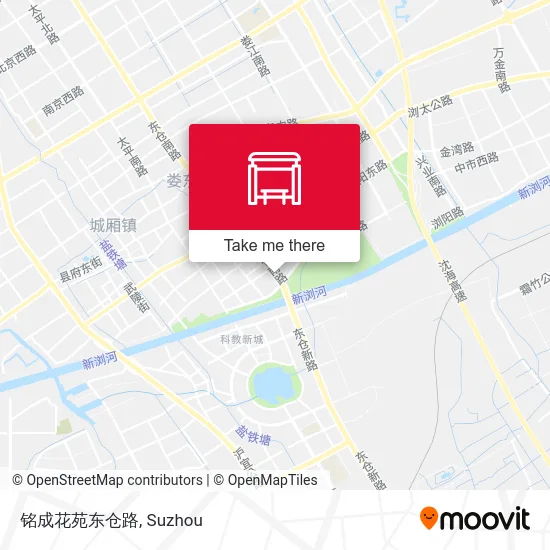 铭成花苑东仓路 map