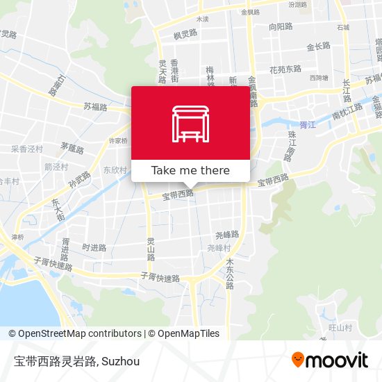 宝带西路灵岩路 map