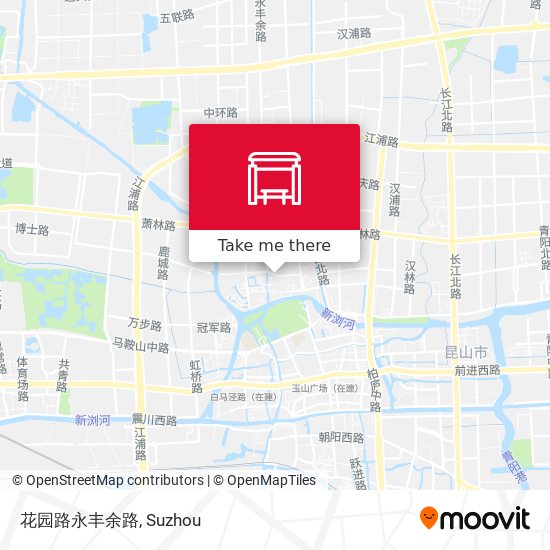 花园路永丰余路 map