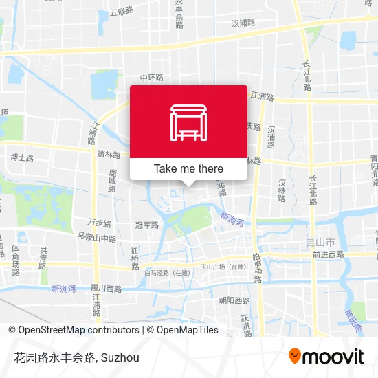 花园路永丰余路 map