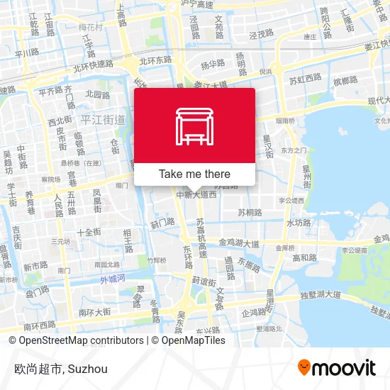 欧尚超市 map
