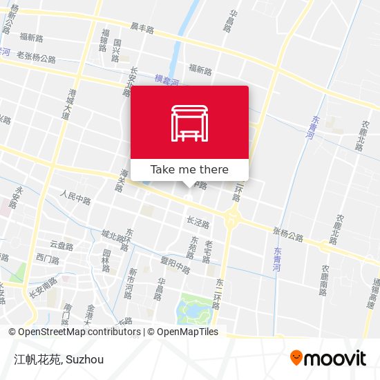 江帆花苑 map