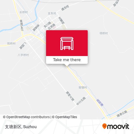 支塘新区 map