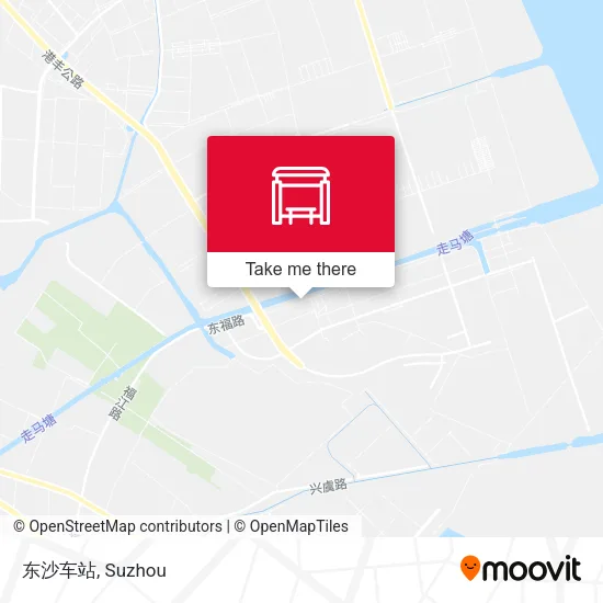 东沙车站 map