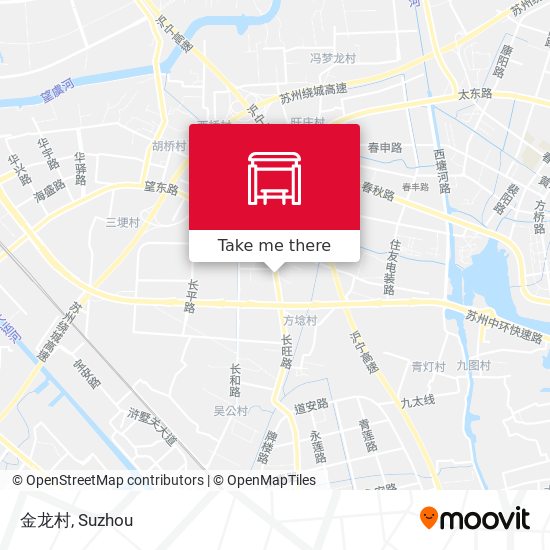 金龙村 map